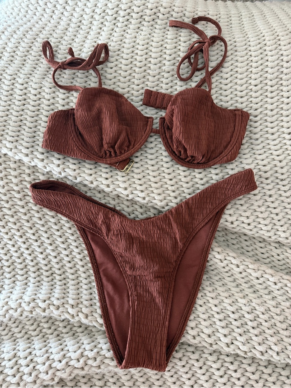 Abercrombie & Fitch Chocolate Brown Bikini